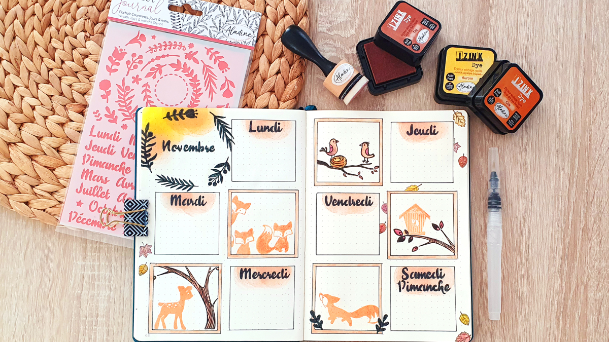 Stampo planner - bullet journal - Aladine, le DIY (enfin) accessible