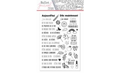 Tampons Stampo Bullet Journal - Quotidien - 59 pcs - Tampons encreurs et  recharge - Achat & prix