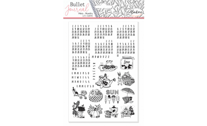 Tampons transparents 'Aladine - Bullet Journal' Organisation Semaine - La  Fourmi creative